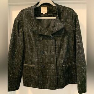Sejour Double Breasted Ladies Jacket Size 18W Lined